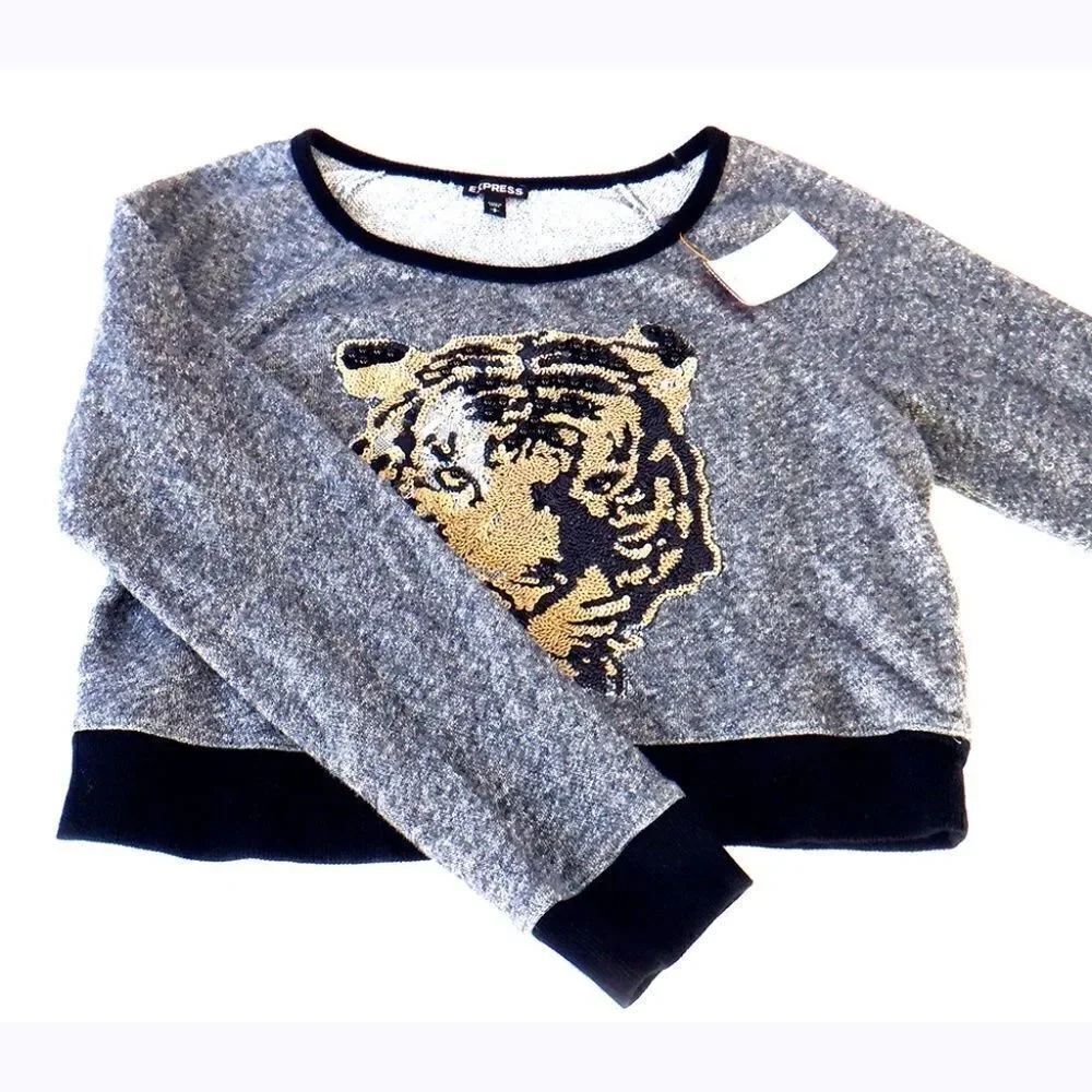 Express Sequins Tiger Top - Wardrobe Builder! - Picture 2 of 3